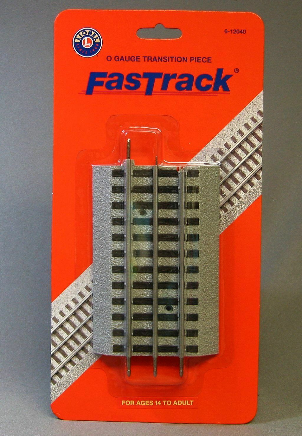 Lionel Fastrack Transition O Gauge Train Track Adapter Fast 3 Rail 6-12040 New